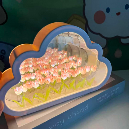 Lampara Infinita de Tulipanes ☁️